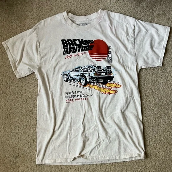 Vintage Riot Society X Back to the Future Tee Size L 🔥👀 - Picture 1 of 3
